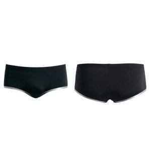 Customizable Men's Low Waist Swim Briefs with Big Logo